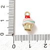 Brass Enamel Pendants KK-CBA260B-14C-G-3