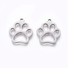 Tarnish Resistant 201 Stainless Steel Pet Pendants X-STAS-F231-044P-1