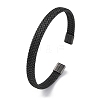 316 Surgical Stainless Steel Cuff Bangles for Men BJEW-P319-05B-B-2