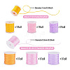 6Rolls 6 Colors Nylon Braided Cord NWIR-TA0001-46B-3