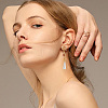 DELORIGIN 24Pcs 4 Style Bowknot Brass Stud Earring Findings DIY-DR0001-30-6