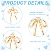 12Pcs 2 Colors Brass Rhinestone Pendants KK-HY0003-75-5