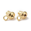 Rack Plating Brass Ear Nuts X-KK-C236-01B-2