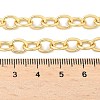 Brass Cable Chain Necklaces NJEW-H206-15G-2