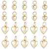 20Pcs 2 Styles Rack Plating Brass Pendants KK-BBC0024-86-1