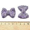 Bowknot Shape Polymer Clay Rhinestone Beads CLAY-NH0001-05F-3