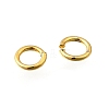 Brass Open Jump Rings KK-B147-03A-G-3