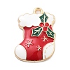 Christmas Theme Alloy Enamel Pendants LS-ENAM-D060-04E-1