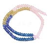 Natural Quartz Crystal & Rose Quartz & Dyed White Jade Beads Strands G-Z135-C10-4