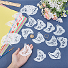 20Pcs PET Tattoo Stencil Templates AJEW-WH20141-12-3