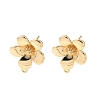 Brass Stud Earring Findings KK-D024-06G-1