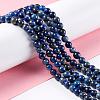 Natural Lapis Lazuli Round Bead Strands X-G-E262-01-6mm-4