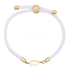 1pc Adjustable Nylon Cord Slider Bracelets for Women BJEW-LP0001-33Q-G-1
