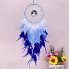 Woven Net/Web with Feather Pendant Decoration PW-WGD01AE-03-1