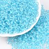 6/0 Inside Colours Transparent Glass Seed Beads SEED-T007-07E-3