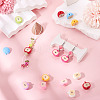 12Pcs Opaque Acrylic Beads MACR-TADJ0001-06C-6