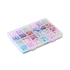 850Pcs Crackle Glass Beads Strands GLAA-FS0002-08-6