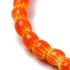 Handmade Lampwork Beads Strands LAMP-K041-01A-22-4