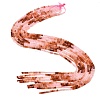 Gradient Natural Red Rabbit Hair Rutilated Quartz & Natural Rose Quartz Beads Strands GG-CBA4808-B02-02-5