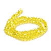 Transparent Electroplate Glass Beads Strands LS-GLAA-F029-2mm-A21-2