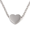 Non-Tarnish 304 Stainless Steel Pendant Necklaces LS-NJEW-P001-10P-2