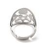 Non-Tarnish 304 Stainless Steel Adjustable Rings for Women RJEW-G291-01P-3