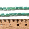 Electroplate Glass Beads Strands EGLA-D031-01-14-4