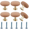 6Pcs Imitation Leather Jewelry Box Drawer Handles FIND-CL0001-69A-7