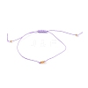 Adjustable Waxed Polyester Cord Braided Bead Bracelets BJEW-JB06188-4