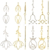 8Pcs 8 Styles Ion Plating(IP) 201 Stainless Steel Pendants STAS-YW0011-21-1