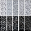 10 Rolls PET Lace Flower Nail Foils Floral Transfer Paper STIC-WH20010-16D-7