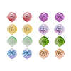 Fashewelry 80Pcs 8 Colors Handmade Lampwork Charms LAMP-FW0001-01-16