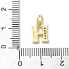 Brass Micro Pave Cubic Zirconia Charms KK-I382-03G-H-3
