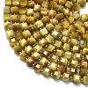 Natural Golden Tiger Eye Beads Strands G-K389-A15-01-3