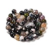 Dyed & Heated Natural Fire Crackle Agate Beads Strands G-P539-C01-05-3