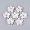 Flower Acrylic Bead Caps SACR-T017-51B-1