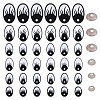 Oval Plastic Craft Safety Eye DIY-GL0005-64C-1