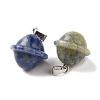 Natural Sodalite Pendants G-B041-01P-13-2