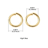 Brass Open Jump Rings KK-FS0001-23B-5