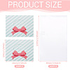 100Pcs Rectangle Polypropylene Cellophane Bags CDIS-TA0001-34F-4