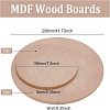 Olycraft 2Pcs 2 Style MDF Wood Boards DIY-OC0009-60-2
