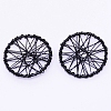 Wrapped Wire Iron Pendants IFIN-WH0053-41A-05-1