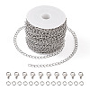 DIY Chain Bracelet Necklace Making Kit DIY-YS0001-45-3