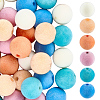 48Pcs 6 Styles Flocky Plastic Beads KY-SC0002-47A-7