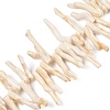 Opaque Acrylic Imitation Coral Beads Strands SACR-P033-01A-2