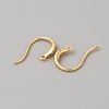 Brass Earring Hooks LS-KK-WH0001-19G-1