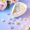 75Pcs 5 Styles Electroplate Acrylic European Beads OACR-TA0002-68-4