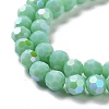 Opaque Glass Beads Strands EGLA-A035-P6mm-L14-3