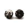 Two-Tone Color Handmade Polymer Clay Disco Ball Beads RB-R041-07-3