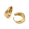 Ring Chunky Brass Hoop Earrings for Women KK-B089-40G-2